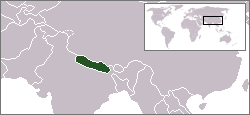 locatie Nepal