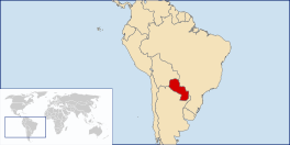 locatie Paraguay